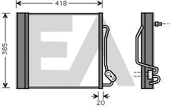 EACLIMA 30C44003 - Kondenser, kondisioner furqanavto.az