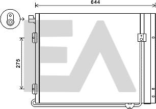 EACLIMA 30C47005 - Kondenser, kondisioner furqanavto.az