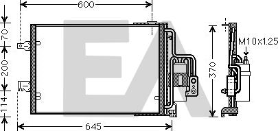 EACLIMA 30C54049 - Kondenser, kondisioner furqanavto.az