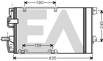 EACLIMA 30C54044 - Kondenser, kondisioner furqanavto.az