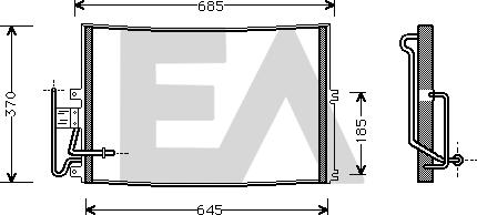 EACLIMA 30C54040 - Kondenser, kondisioner furqanavto.az