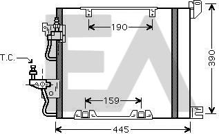 EACLIMA 30C54019 - Kondenser, kondisioner furqanavto.az