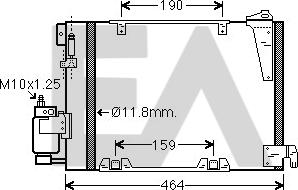 EACLIMA 30C54037 - Kondenser, kondisioner furqanavto.az