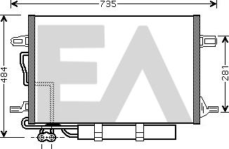 EACLIMA 30C50040 - Kondenser, kondisioner furqanavto.az