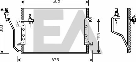 EACLIMA 30C50041 - Kondenser, kondisioner furqanavto.az