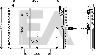 EACLIMA 30C50001 - Kondenser, kondisioner furqanavto.az