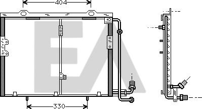 EACLIMA 30C50008 - Kondenser, kondisioner furqanavto.az