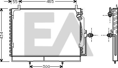 EACLIMA 30C50002 - Kondenser, kondisioner furqanavto.az