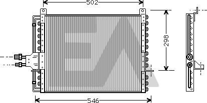 EACLIMA 30C50007 - Kondenser, kondisioner furqanavto.az