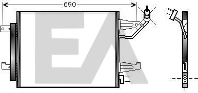 EACLIMA 30C51028 - Kondenser, kondisioner furqanavto.az