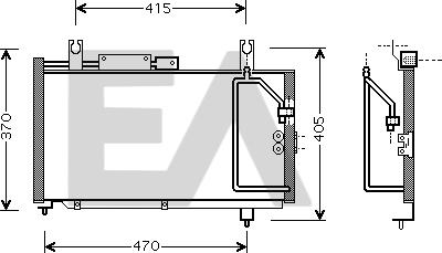 EACLIMA 30C69011 - Kondenser, kondisioner furqanavto.az