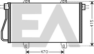 EACLIMA 30C60050 - Kondenser, kondisioner furqanavto.az