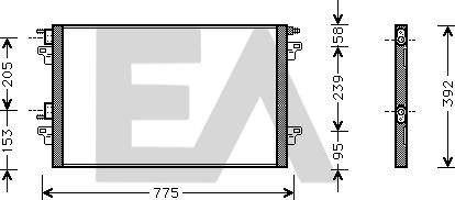 EACLIMA 30C60051 - Kondenser, kondisioner furqanavto.az