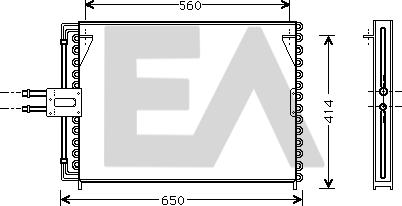 EACLIMA 30C60004 - Kondenser, kondisioner furqanavto.az