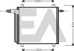 EACLIMA 30C60007 - Kondenser, kondisioner furqanavto.az