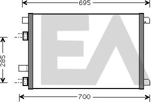 EACLIMA 30C60039 - Kondenser, kondisioner furqanavto.az