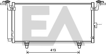 EACLIMA 30C68015 - Kondenser, kondisioner furqanavto.az