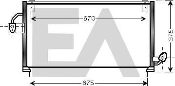 EACLIMA 30C68012 - Kondenser, kondisioner furqanavto.az