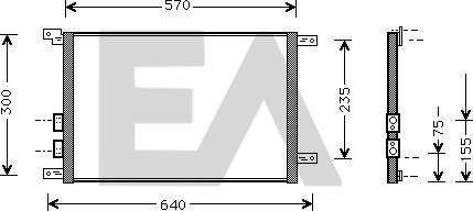 EACLIMA 30C03006 - Kondenser, kondisioner furqanavto.az