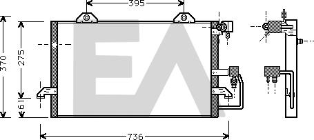 EACLIMA 30C02004 - Kondenser, kondisioner furqanavto.az