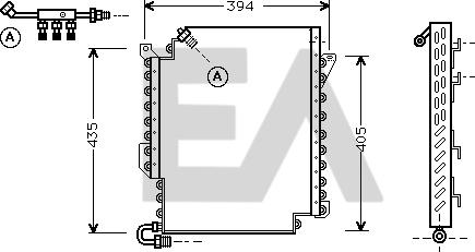 EACLIMA 30C02005 - Kondenser, kondisioner furqanavto.az