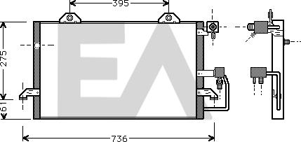 EACLIMA 30C02006 - Kondenser, kondisioner furqanavto.az