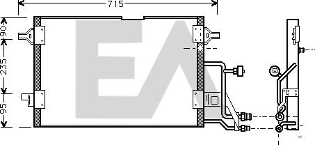 EACLIMA 30C02002 - Kondenser, kondisioner furqanavto.az