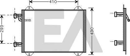 EACLIMA 30C02015 - Kondenser, kondisioner furqanavto.az