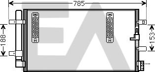 EACLIMA 30C02032 - Kondenser, kondisioner furqanavto.az