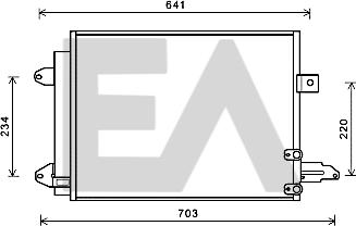 EACLIMA 30C02027 - Kondenser, kondisioner furqanavto.az