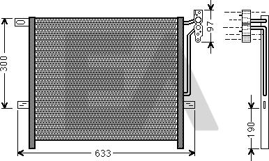 EACLIMA 30C07048 - Kondenser, kondisioner furqanavto.az