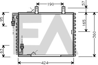 EACLIMA 30C07019 - Kondenser, kondisioner furqanavto.az