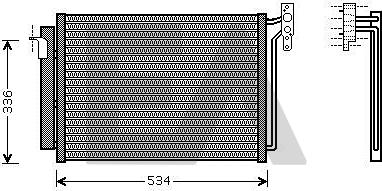 EACLIMA 30C07034 - Kondenser, kondisioner furqanavto.az