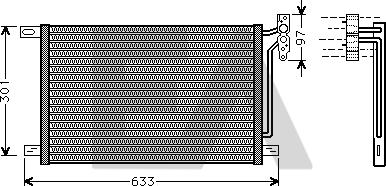 EACLIMA 30C07031 - Kondenser, kondisioner furqanavto.az