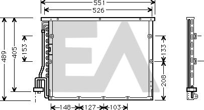 EACLIMA 30C07020 - Kondenser, kondisioner furqanavto.az