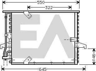 EACLIMA 30C07021 - Kondenser, kondisioner furqanavto.az