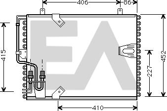 EACLIMA 30C07022 - Kondenser, kondisioner furqanavto.az