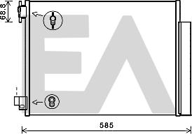 EACLIMA 30C15002 - Kondenser, kondisioner furqanavto.az