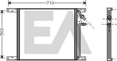 EACLIMA 30C16001 - Kondenser, kondisioner furqanavto.az