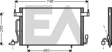 EACLIMA 30C10009 - Kondenser, kondisioner furqanavto.az