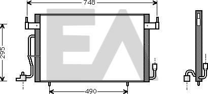 EACLIMA 30C10008 - Kondenser, kondisioner furqanavto.az