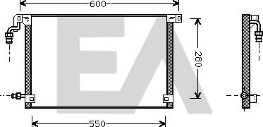 EACLIMA 30C10007 - Kondenser, kondisioner furqanavto.az