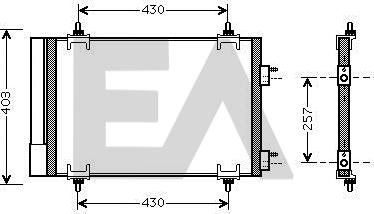 EACLIMA 30C10019 - Kondenser, kondisioner furqanavto.az