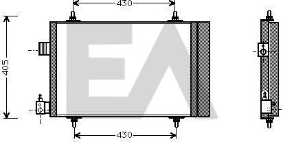 EACLIMA 30C10016 - Kondenser, kondisioner furqanavto.az