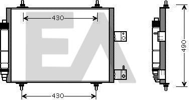 EACLIMA 30C10018 - Kondenser, kondisioner furqanavto.az