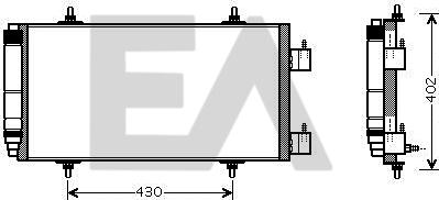 EACLIMA 30C10012 - Kondenser, kondisioner furqanavto.az