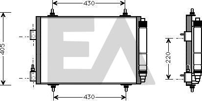 EACLIMA 30C10017 - Kondenser, kondisioner furqanavto.az