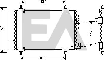 EACLIMA 30C10029 - Kondenser, kondisioner furqanavto.az