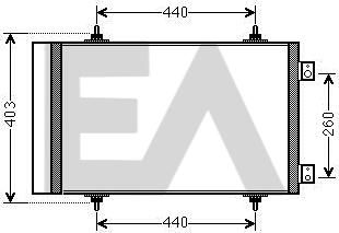 EACLIMA 30C10025 - Kondenser, kondisioner furqanavto.az