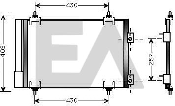 EACLIMA 30C10020 - Kondenser, kondisioner furqanavto.az